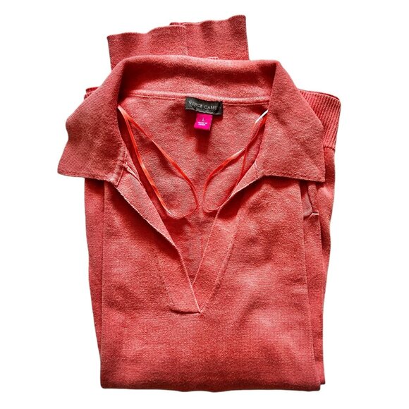Vince Camuto Tops - Vince Camuto Women’s Knit Shirt Size L Ocean Coral NWT Pull on